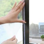 Self-adhesive mosquito net for windows with velcro